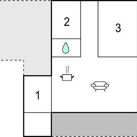 בית נופש 3 Bedroom Lovely In Bjert Binderup Strand